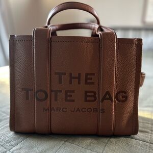 Marc Jacobs Tan Leather Tote Bag
